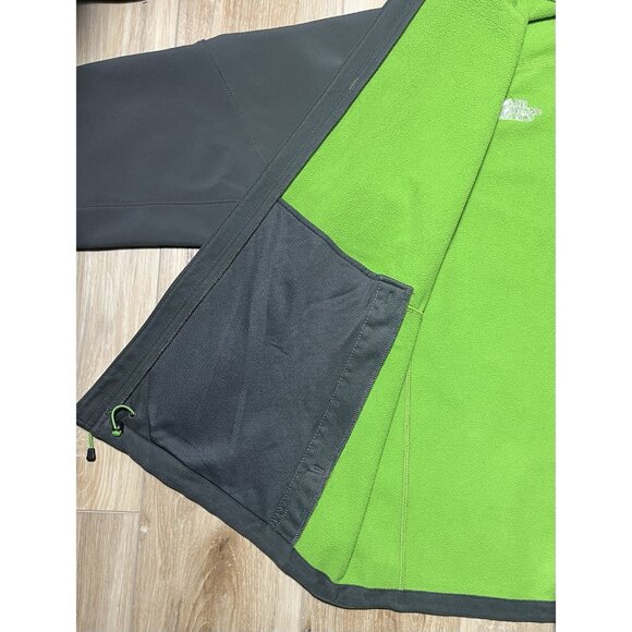 The North Face Soft Shell Hiking Fleece Lined Gray Jacket - Men Size XL - Picture 11 of 16